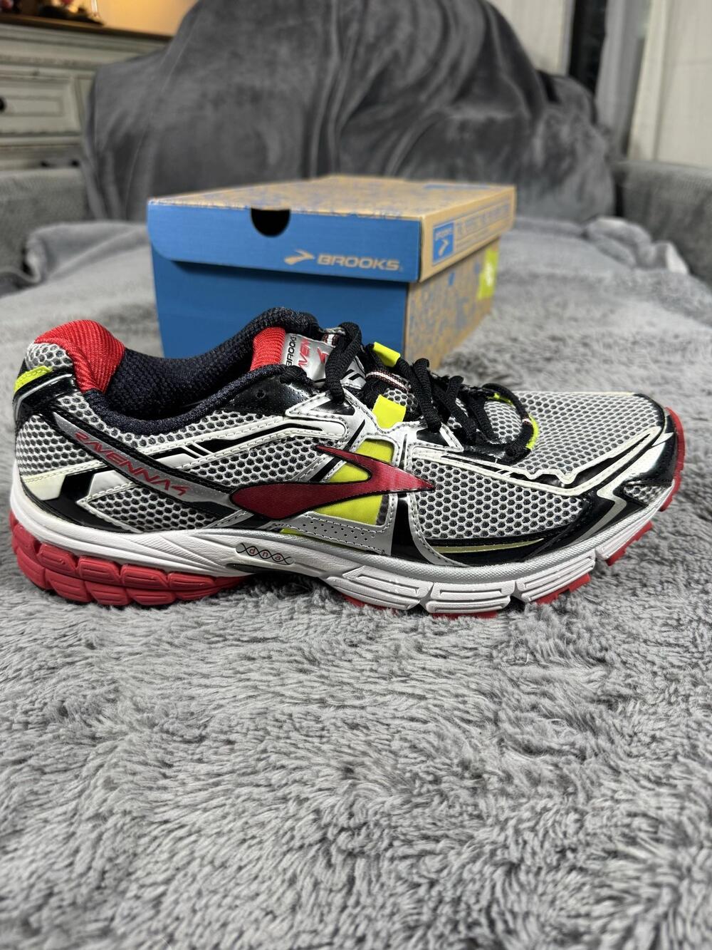 Brooks Ravenna 4 Running Shoes Men's 10.5 Multicolor Mesh Athletic Guidance